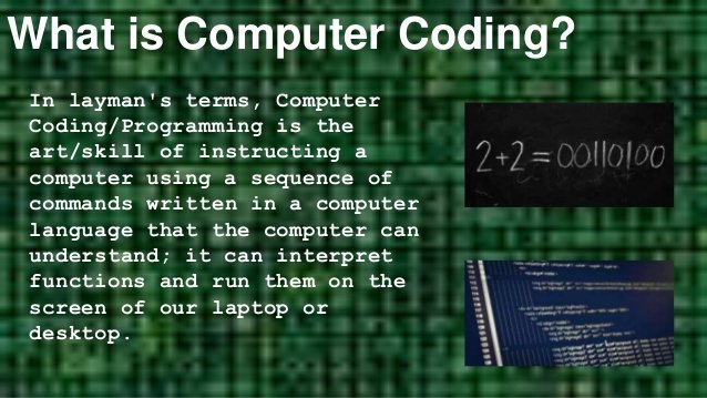  Computer  Coding  Could Be An Option Towards High School 