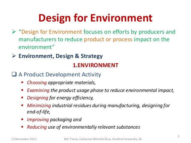 design and environment