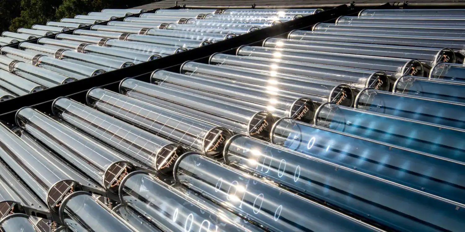 Rooftop Solar Vacuum Tubes That Make Electricity And Heat To Be Built ...