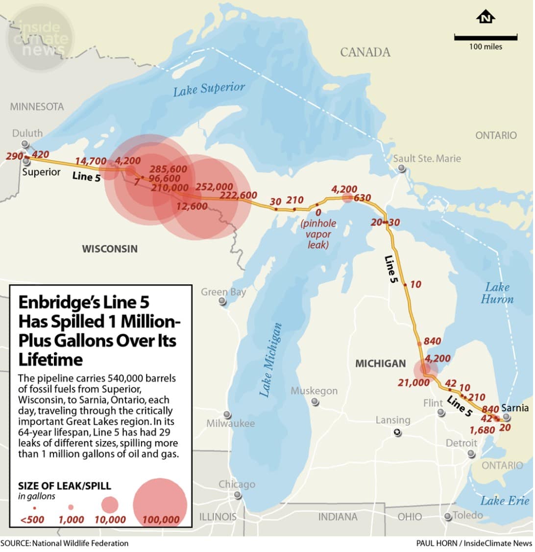 Enbridge Line 5 Tunnel Decision Shifts To Michigan As Federal Review Ends
