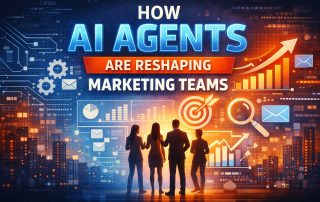 AI agents in marketing coordinate digital workflows that reshape modern marketing departments and campaign execution.